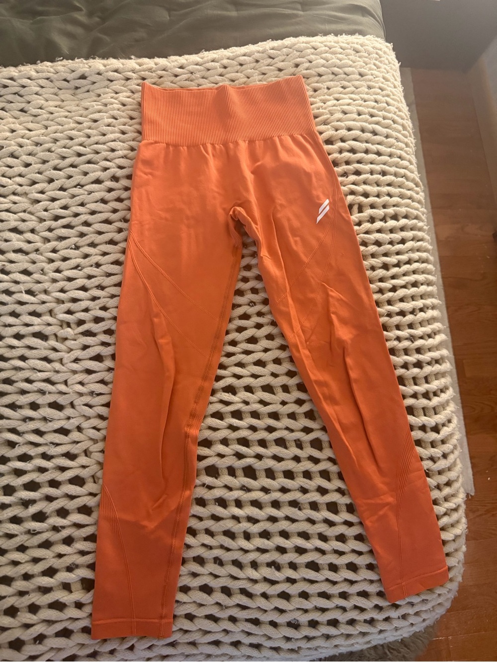 Do You Even High-Waist Orange Active Leggings